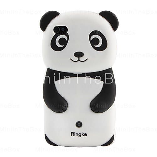 Case Lindo Panda Estilo Silicone Padrão para Iphone 4S